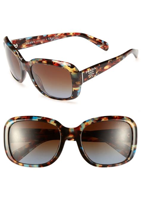 prada blue and brown sunglasses